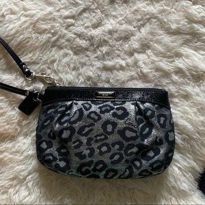 Cheetah Coach Wristlet